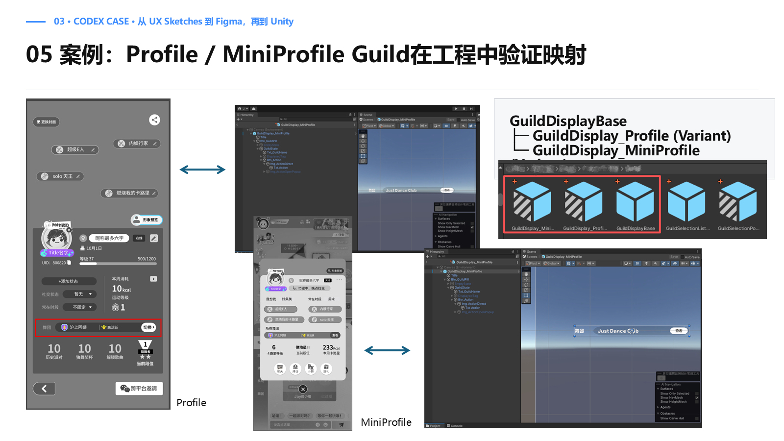 Guild Profile 与 MiniProfile 的 Unity 映射验证